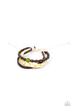 Hipster Hideaway - Green Bracelet - Paparazzi Accessories Bracelet Bedazzle Me Pretty Mobile Fashion Boutique