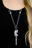 Hit The Runway - Silver Necklace - Paparazzi Accessories Necklace Bedazzle Me Pretty Mobile Fashion Boutique