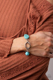 Hola, SONORA - Blue Bracelet - Paparazzi Accessories Bracelet Bedazzle Me Pretty Mobile Fashion Boutique