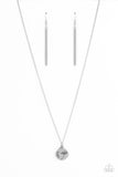 Hold On To Hope - Silver Necklace - Paparazzi Accessories Necklace FS-Bedazzle Me Pretty Mobile Fashion Boutique