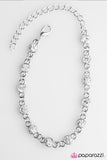 Hold On To Your SPARKLE! - White Bracelet - Paparazzi Accessories Bracelet Bedazzle Me Pretty Mobile Fashion Boutique
