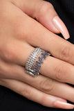 Hold Your CROWN High - Purple Ring - Paparazzi Accessories Ring Bedazzle Me Pretty Mobile Fashion Boutique