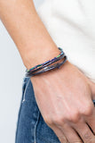 Holographic Hike - Multi Bracelet - Paparazzi Accessories Bracelet FS-Bedazzle Me Pretty Mobile Fashion Boutique