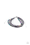 Holographic Hike - Multi Bracelet - Paparazzi Accessories Bracelet FS-Bedazzle Me Pretty Mobile Fashion Boutique