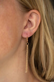 Home Is Where Mom Is - Gold Necklace - Paparazzi Accessories Necklace Bedazzle Me Pretty Mobile Fashion Boutique-MOM