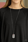 Home Of The Free - Red Necklace - Paparazzi Accessories Necklace Bedazzle Me Pretty Mobile Fashion Boutique