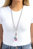 Homecoming Hour - Pink Lanyard - Paparazzi Accessories Lanyard Bedazzle Me Pretty Mobile Fashion Boutique