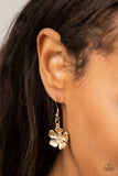 Homegrown Glamour - Gold Necklace - Paparazzi Accessories Necklace Bedazzle Me Pretty Mobile Fashion Boutique