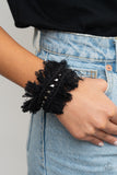 Homespun Hardware - Black Bracelet - Paparazzi Accessories Bracelet Bedazzle Me Pretty Mobile Fashion Boutique