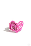 Hometown Heart - Pink Ring - Paparazzi Accessories Ring Bedazzle Me Pretty Mobile Fashion Boutique