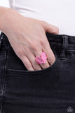 Hometown Heart - Pink Ring - Paparazzi Accessories Ring Bedazzle Me Pretty Mobile Fashion Boutique