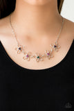 Hoppin Hibiscus - Multi Necklace - Paparazzi Accessories Necklace Bedazzle Me Pretty Mobile Fashion Boutique