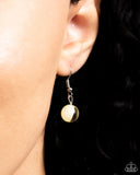 Horseshoe Bend - Yellow Necklace - Paparazzi Accessories Necklace Bedazzle Me Pretty Mobile Fashion Boutique