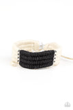 Hot Cross BUNGEE - Black Bracelet - Paparazzi Accessories Bracelet Bedazzle Me Pretty Mobile Fashion Boutique