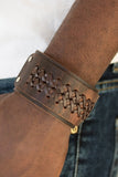 Hot On The Trail - Brown Bracelet - Paparazzi Accessories Bracelet Bedazzle Me Pretty Mobile Fashion Boutique