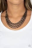 House of CHAIN - Black Necklace - Paparazzi Accessories Necklace Bedazzle Me Pretty Mobile Fashion Boutique