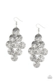 How CHIME Flies - Silver Earrings - Paparazzi Accessories Earrings Bedazzle Me Pretty Mobile Fashion Boutique