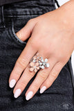 How Does Your Garden Grow? - Orange Ring - Paparazzi Accessories Ring Bedazzle Me Pretty Mobile Fashion Boutique