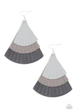 Huge Fanatic - Black Earrings - Paparazzi Accessories Earrings Bedazzle Me Pretty Mobile Fashion Boutique