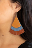 Huge Fanatic - Multi Earrings - Paparazzi Accessories Earrings Bedazzle Me Pretty Mobile Fashion Boutique