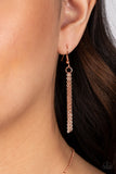 Hugs and Kisses - Copper Necklace - Paparazzi Accessories Necklace Bedazzle Me Pretty Mobile Fashion Boutique