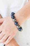 Humble Hustle - Blue Bracelet - Paparazzi Accessories Bracelet Bedazzle Me Pretty Mobile Fashion Boutique