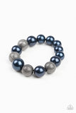 Humble Hustle - Blue Bracelet - Paparazzi Accessories Bracelet Bedazzle Me Pretty Mobile Fashion Boutique