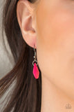 Hurricane Season - Pink Necklace - Paparazzi Accessories Necklace Bedazzle Me Pretty Mobile Fashion Boutique
