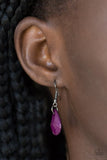 Hurricane Season - Purple Necklace - Paparazzi Accessories Necklace Bedazzle Me Pretty Mobile Fashion Boutique