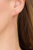 Hustle On Repeat - Gold Necklace - Paparazzi Accessories Necklace Bedazzle Me Pretty Mobile Fashion Boutique