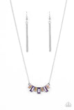 Hype Girl Glamour - Purple Necklace - Paparazzi Accessories Necklace Bedazzle Me Pretty Mobile Fashion Boutique
