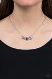 Hype Girl Glamour - Purple Necklace - Paparazzi Accessories Necklace Bedazzle Me Pretty Mobile Fashion Boutique