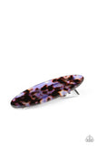 Hype Girl - Purple Hair Clip - Paparazzi Accessories Hair Clip Bedazzle Me Pretty Mobile Fashion Boutique