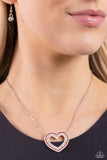 Hyper Heartland - Multi Necklace - Paparazzi Accessories Necklace Bedazzle Me Pretty Mobile Fashion Boutique