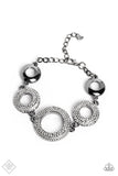 Hypnotic Hot Shot - Black Bracelet - Paparazzi Accessories Bracelet Bedazzle Me Pretty Mobile Fashion Boutique