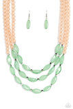 I BEAD You Now - Green Necklace - Paparazzi Accessories Necklace Bedazzle Me Pretty Mobile Fashion Boutique