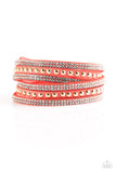 I BOLD You So! - Orange Bracelet - Paparazzi Accessories Bracelet Bedazzle Me Pretty Mobile Fashion Boutique