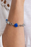 I Can Feel Your Heartbeat - Blue Bracelet - Paparazzi Accessories Bracelet Bedazzle Me Pretty Mobile Fashion Boutique