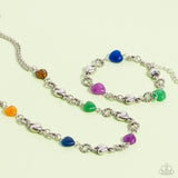 I Can Feel Your Heartbeat - Multi Bracelet - Paparazzi Accessories Bracelet Bedazzle Me Pretty Mobile Fashion Boutique