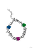 I Can Feel Your Heartbeat - Multi Bracelet - Paparazzi Accessories Bracelet Bedazzle Me Pretty Mobile Fashion Boutique