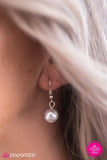 I Can SEA Clearly Now - Silver Necklace - Paparazzi Accessories Necklace Bedazzle Me Pretty Mobile Fashion Boutique