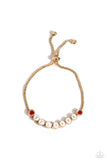 I Cant Believe It! - Gold Bracelet - Paparazzi Accessories Bracelet Bedazzle Me Pretty Mobile Fashion Boutique