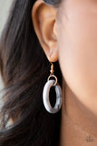I Have A HAUTE Date - White Necklace - Paparazzi Accessories Necklace Bedazzle Me Pretty Mobile Fashion Boutique