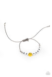 I Love Your Smile - Silver Bracelet - Paparazzi Accessories Bracelet Bedazzle Me Pretty Mobile Fashion Boutique