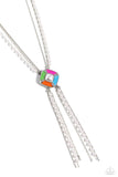 I Pinky SQUARE - Multi Necklace - Paparazzi Accessories Necklace Bedazzle Me Pretty Mobile Fashion Boutique