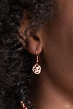 I Put A SHELL On You - Copper Necklace - Paparazzi Accessories Necklace Bedazzle Me Pretty Mobile Fashion Boutique