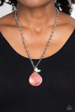 I Put A SHELL On You - Orange Necklace - Paparazzi Accessories Necklace Bedazzle Me Pretty Mobile Fashion Boutique