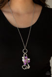 I Will Fly - Purple Necklace - Paparazzi Accessories Necklace Bedazzle Me Pretty Mobile Fashion Boutique
