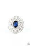 Iceberg Ahead - Blue Ring - Paparazzi Accessories Ring Bedazzle Me Pretty Mobile Fashion Boutique
