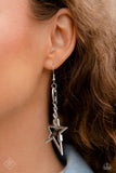 Iconic Impression - Silver Earrings - Paparazzi Accessories Earrings Bedazzle Me Pretty Mobile Fashion Boutique